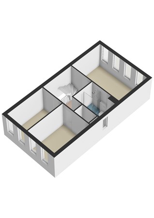 Plattegrond - Hermanstraat 26, 6433 DE Hoensbroek - Hermanstraat 26 Hoensbroek - Verdieping 3D.jpg